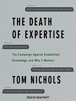 cover image of The Death of Expertise